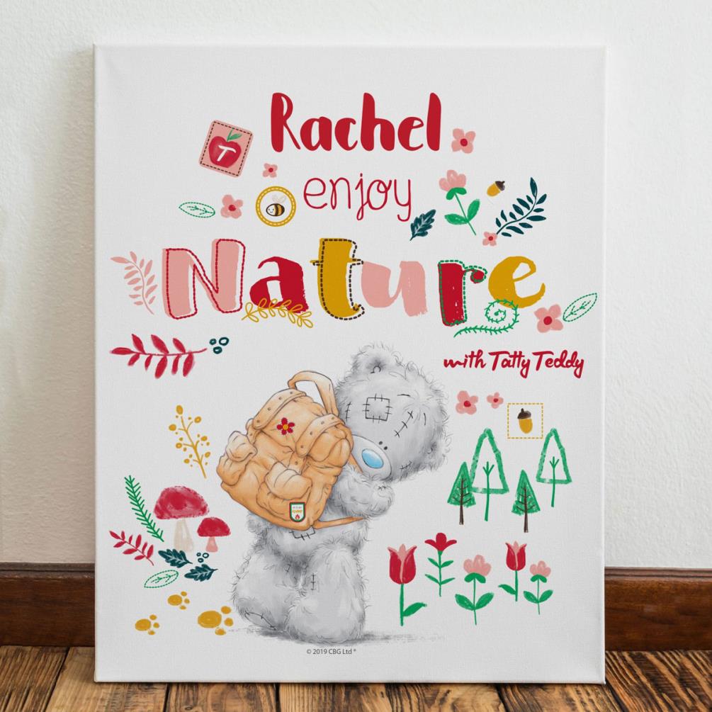 Personalised Me to You Enjoy Nature Canvas Extra Image 1